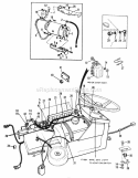 Electric Starter-Generator System Diagram and Parts List for 990872  Simplicity Lawn Tractor