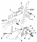 Part Location Diagram of LM-07040-01 Simplicity Bolt, Plow, 3/8-16 X 1-3/4