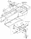Frame And Front Axle Diagram and Parts List for 990920  Simplicity Lawn Tractor