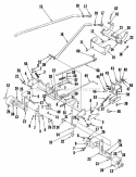Mower Control Group (3856I08) Diagram and Parts List for 1690058  Simplicity Lawn Tractor