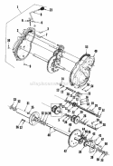 Transmission Group (3856I04) Diagram and Parts List for 1690058  Simplicity Lawn Tractor