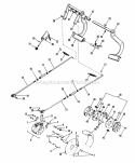 Brakes Diagram and Parts List for 1600304  Simplicity Lawn Tractor