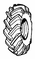 Factory Field Agricultural Wheel And Tire Mfg Nos 990956  990959 Diagram and Parts List for 990954  Simplicity Lawn Tractor