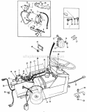 Electric Starter-Generator System Diagram and Parts List for 990979  Simplicity Lawn Tractor