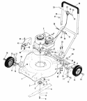 20  22 Zipper Diagram and Parts List for 991033  Simplicity Lawn Mower