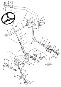 Steering Group (3506i10) Diagram and Parts List for 9020 1690072 Simplicity Lawn Tractor