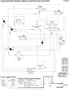 Electrical Schematic - Charging Circuit - B&s 61e877 Diagram and Parts List for 5901799  Simplicity Lawn Tractor