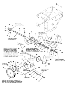 Traction Drive Group (070tdg) Diagram and Parts List for 860E 1694588 Simplicity Snow Blower