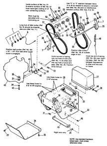 Engine And Frame Group Diagram and Parts List for 1080S 1691776 Simplicity Snow Blower