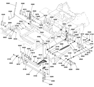Deck Lift Group S/N: 2017954956 And Above Diagram and Parts List for 5901748  Simplicity Lawn Tractor