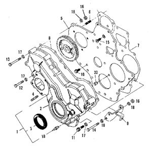 Timing Gear - Cover Group (3486i09) Diagram and Parts List for 9528 2097173 Simplicity Lawn Tractor