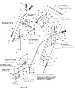 Part Location Diagram of 1720238SM Simplicity Rod, Shift-Upper