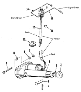 Lift Group - Electric (3866i01) Diagram and Parts List for 1600178  Simplicity Lawn Tractor Accessories