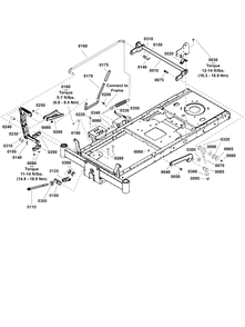 Lift Group Diagram and Parts List for BLUEVOLTCZ1 2691983-00 Simplicity Lawn Tractor
