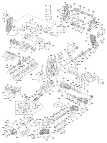 Transmission Service Parts - Tuff Torq K92, 4wd 540 Diagram and Parts List for 2691524-00  Simplicity Lawn Tractor