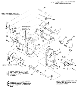 Transmission Sub-Assembly (6008, 6010) - Diagram 2 Diagram and Parts List for 6010 1690192 Simplicity Lawn Tractor