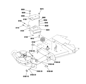 Turbo Mounting Group Diagram and Parts List for 1696429-01  Simplicity Lawn Tractor Accessories