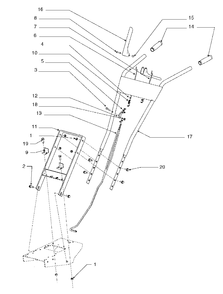 Part Location Diagram of 1738630 Snapper Link, 11-5/8