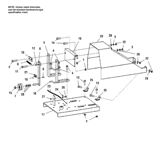 Shifting Mechanism Diagram and Parts List for 821RT 1693207 Simplicity Tiller
