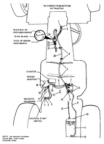 Electrical Group Diagram and Parts List for 808 1690002 Simplicity Lawn Tractor