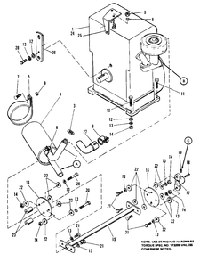 Engine And Drive Shaft Group (7010 And 7016) Diagram and Parts List for 7010 1690333 Simplicity Lawn Tractor