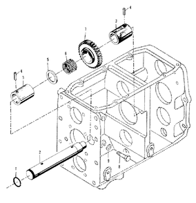 Transmission - Reverse Gear Group (3486i47) Diagram and Parts List for 9528 2097173 Simplicity Lawn Tractor
