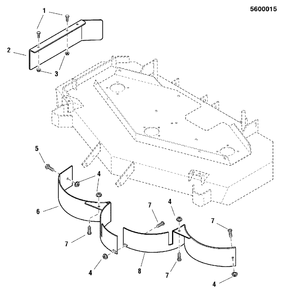 Part Location Diagram of 5400122ASM Briggs and Stratton Weld, mulching, 52