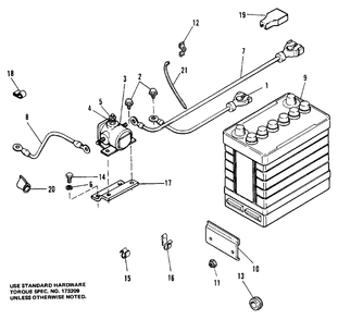Electrical Group (7010) Diagram and Parts List for 7010 1690333 Simplicity Lawn Tractor