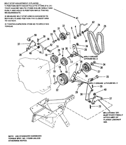 Engine And Drive Group (1005) Diagram and Parts List for 1005 1690324 Simplicity Tiller