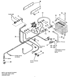 Electrical Group - 1690759 S/N 3617 And Below Diagram and Parts List for 4211 1690762 Simplicity Lawn Tractor