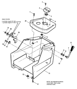 Dash Group Diagram and Parts List for 7112 1691014 Simplicity Lawn Tractor