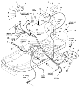 Part Location Diagram of 1716061YP Briggs and Stratton Switch assembly, ignition
