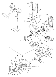 Main Drive Group (3506i08) Diagram and Parts List for 9020 1690072 Simplicity Lawn Tractor