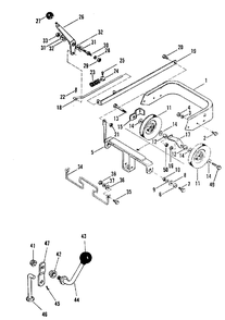 Pto Group (2932i02) Diagram and Parts List for 3008 1690090 Simplicity Lawn Tractor