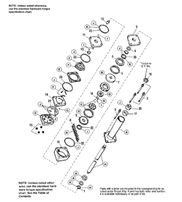 Power Steering Valve Service Parts Diagram and Parts List for 918H 1693413 Simplicity Lawn Tractor