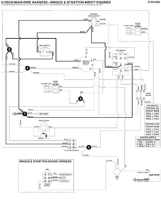 Electrical Schematic - Ignition Ground Circuit/Op. Pres. - B&s 49r977 Vanguard Diagram and Parts List for 5901998  Simplicity Lawn Tractor
