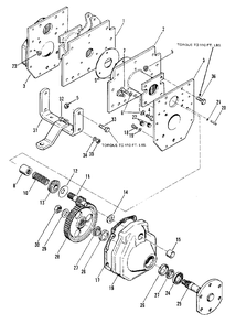 Drop Housing Group (3506i05) Diagram and Parts List for 9020 1690072 Simplicity Lawn Tractor