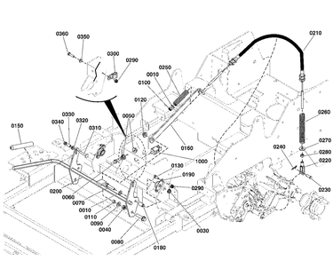 Parking Brake Group Diagram and Parts List for 5901743  Simplicity Lawn Tractor