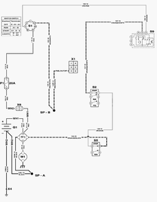 Electrical Schematic - Cranking Circuit Diagram and Parts List for 2691668-02  Simplicity Lawn Tractor