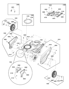 Cover And Wheel Group Diagram and Parts List for 1022EE (1697295-00)(2020) Simplicity Snow Blower