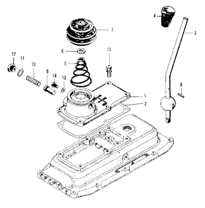 Transmission - Gearshift And Linkage Group (3486i50) Diagram and Parts List for 9528 2097173 Simplicity Lawn Tractor