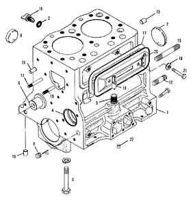 Cylinder Block Group (3486i03) Diagram and Parts List for 9528 2097173 Simplicity Lawn Tractor