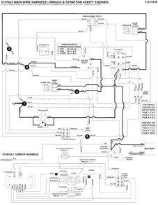 Electrical Schematic - Pto Clutch Circuit Diagram and Parts List for 5901954  Simplicity Lawn Tractor