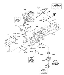 Engine Group - 27 Gross Hp Briggs And Stratton Diagram and Parts List for 2691418-02  Simplicity Lawn Tractor