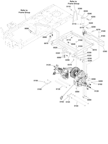 Rear Suspension Group Diagram and Parts List for BLUEVOLTCZ1 2691983-00 Simplicity Lawn Tractor