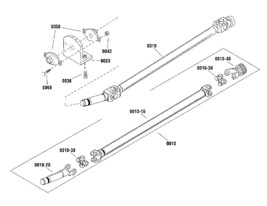 Front Pto Group Diagram and Parts List for 1694560  Simplicity Lawn Tractor Accessories