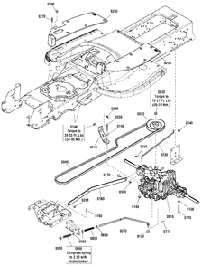 Transmission Group - Tuff Torq K57af Diagram and Parts List for 2691334-03  Simplicity Lawn Tractor