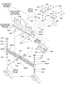 Front Axle Group Diagram and Parts List for ZT1842 2691139-00 Simplicity Lawn Tractor