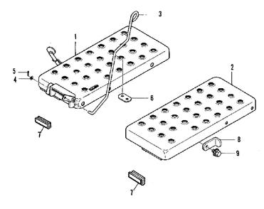 Sheet Metal And Frame - Platform Group (3486i31) Diagram and Parts List for 9528 2097173 Simplicity Lawn Tractor