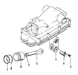 Piston Group (3486i78) Diagram and Parts List for 9528 2097173 Simplicity Lawn Tractor